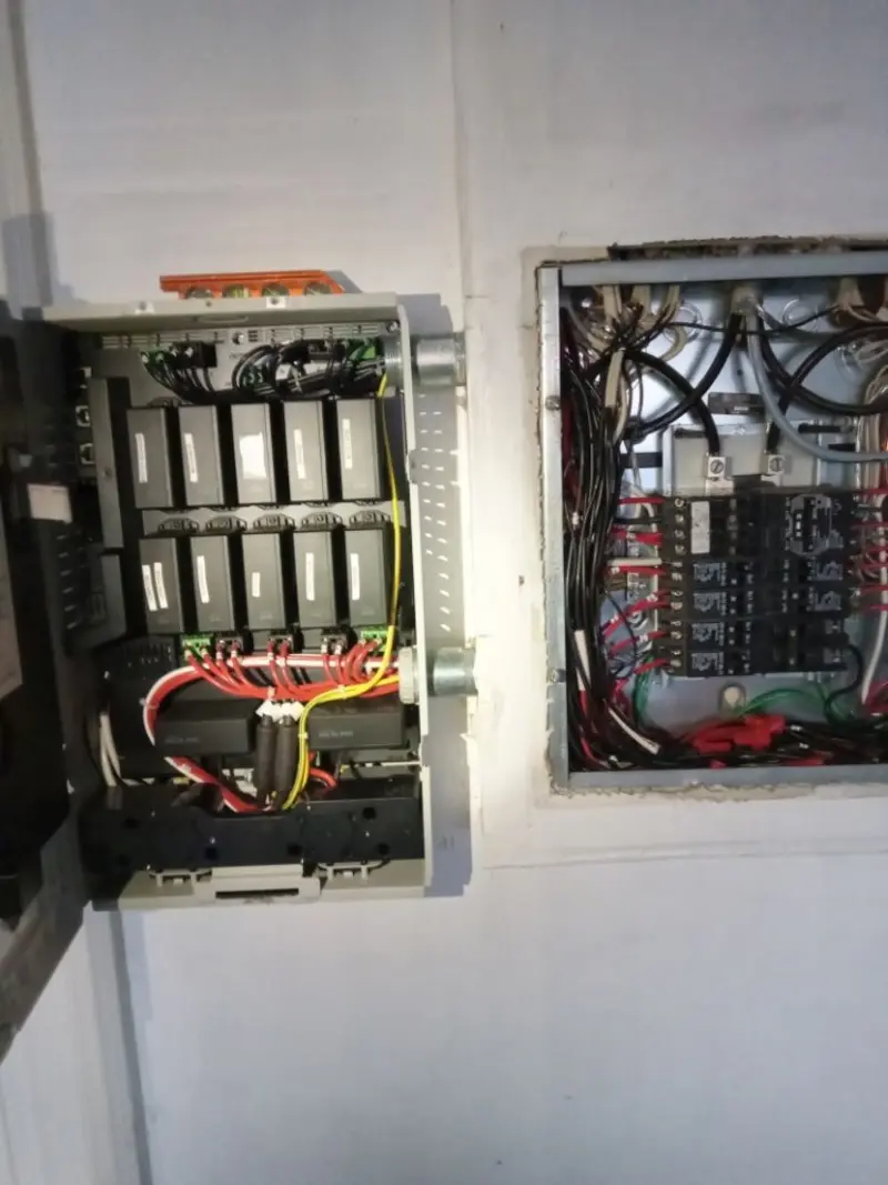 Electrical panel upgrade completed for Ring Doorbell Installation in Georgetown